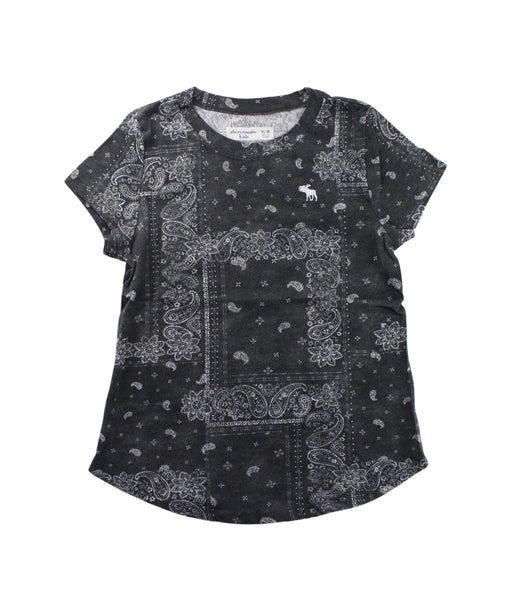 A Black Short Sleeve T Shirts from Abercrombie & Fitch in size 9Y for girl. (Front View)