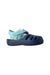 A Blue Sandals from Ipanema in size 12-18M for boy. (Front View)