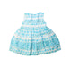 A Blue Sleeveless Dresses from Blumarine in size 2T for girl. (Back View)