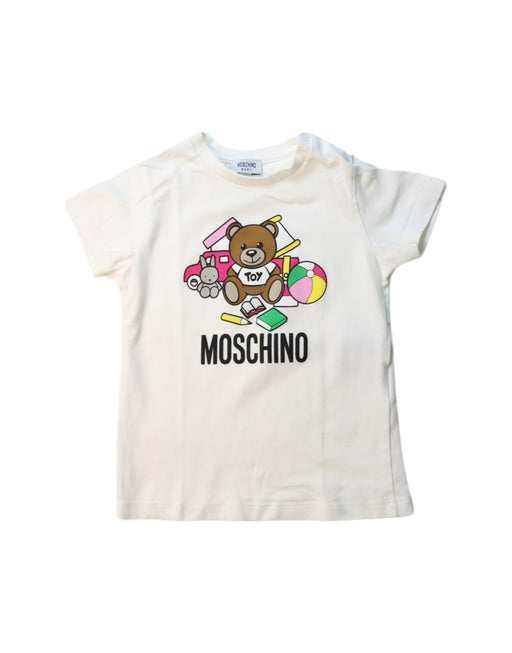 A Multicolour Short Sleeve T Shirts from Moschino in size 2T for boy. (Front View)