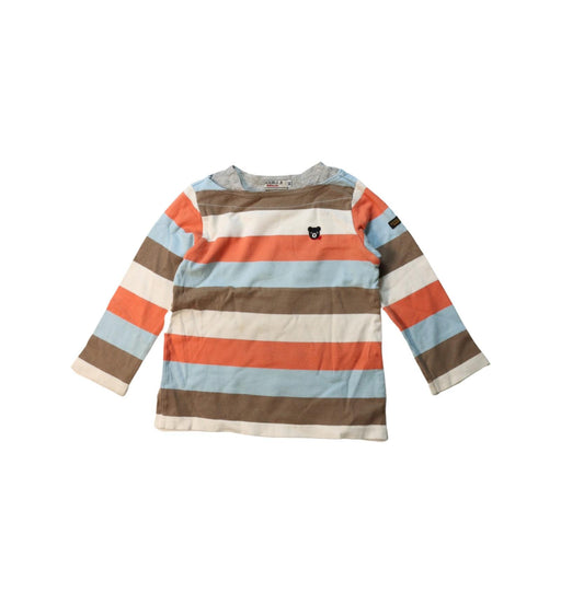 A Multicolour Long Sleeve T Shirts from Miki House in size 18-24M for boy. (Front View)