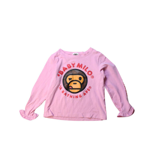A Multicolour Long Sleeve Tops from BAPE KIDS in size 5T for girl. (Front View)