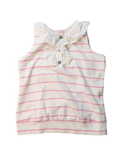 A White Sleeveless Tops from Nicholas & Bears in size 8Y for girl. (Front View)
