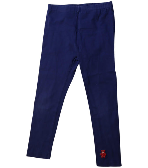 A Blue Leggings from Why and 1/2 in size 7Y for girl. (Front View)