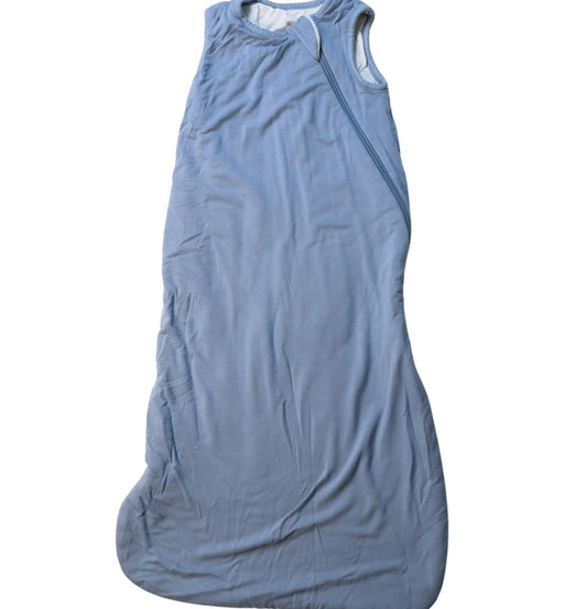 A Blue Sleepsacs from Kyte Baby in size 0-3M for neutral. (Front View)