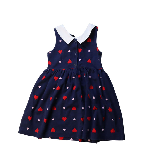 A Multicolour Sleeveless Dresses from Janie & Jack in size 4T for girl. (Back View)