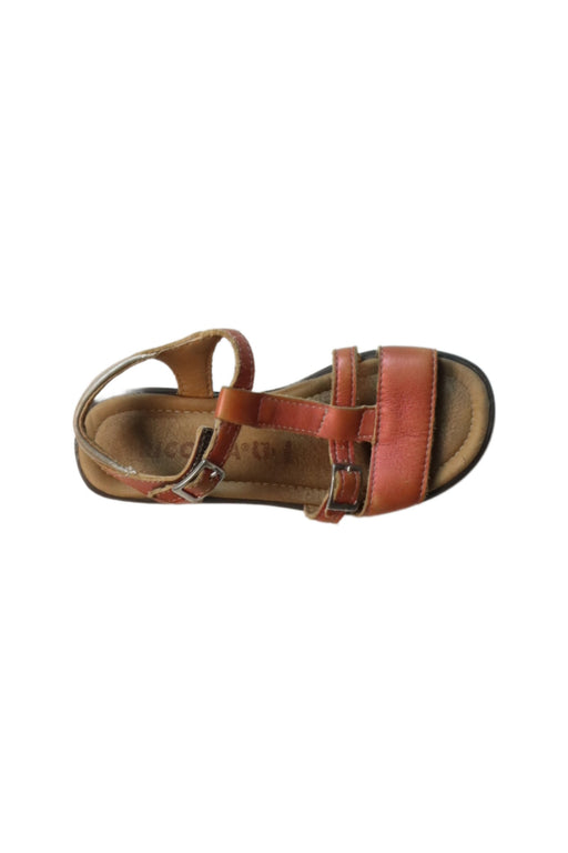 A Brown Sandals from Ricosta in size 7Y for girl. (Front View)