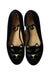 A Black Flats from Charlotte Olympia in size 7Y for girl. (Back View)