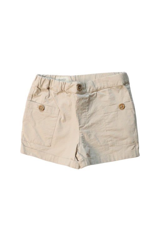 A Beige Shorts from Nanos in size 3T for girl. (Front View)