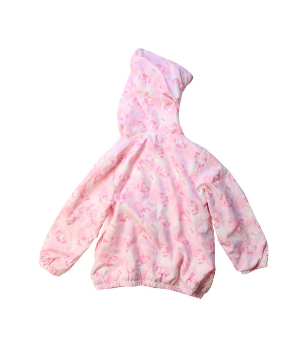 A Multicolour Lightweight Jackets from Sanrio in size 2T for girl. (Back View)
