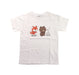 A White Short Sleeve T Shirts from Maison Kitsuné in size 8Y for girl. (Front View)