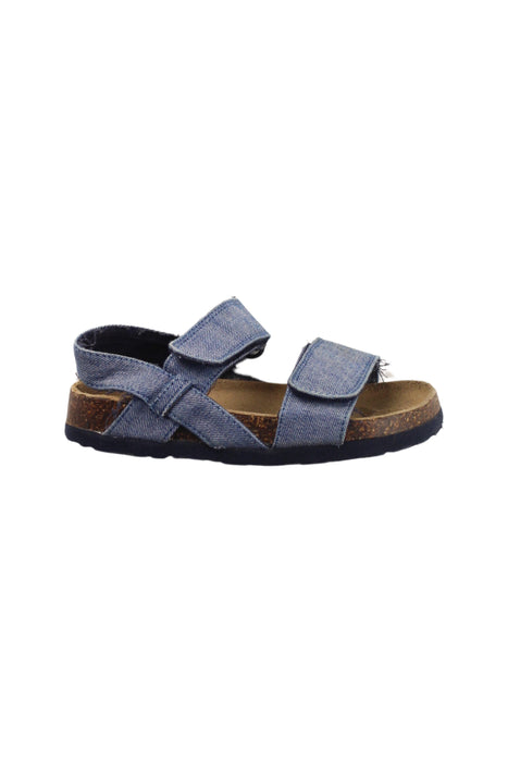 A Blue Sandals from Seed in size 4T for boy. (Front View)