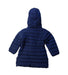 A Blue Puffer/Quilted Coats & Outerwear from Chickeeduck in size 2T for girl. (Back View)