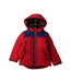 A Blue Puffer/Quilted Jackets from Chickeeduck in size 2T for boy. (Front View)