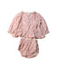 A Pink Shorts Sets from Kate Spade in size 12-18M for girl. (Front View)