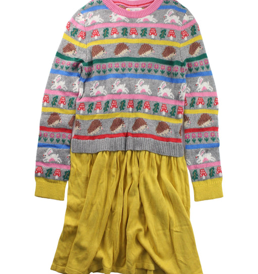 A Multicolour Sweater Dresses from Boden in size 7Y for girl. (Front View)