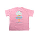 A Pink Short Sleeve T Shirts from X-girl in size 7Y for girl. (Back View)