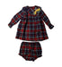 A Multicolour Dress Sets from Nanos in size 2T for girl. (Front View)