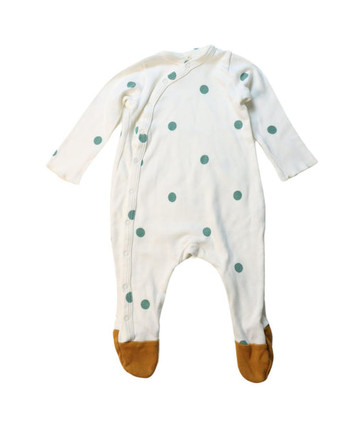 A Multicolour Onesies from Organic Zoo in size Newborn for neutral. (Front View)