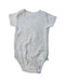 A Grey Short Sleeve Bodysuits from Seed in size 3-6M for boy. (Back View)