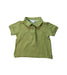 A Green Short Sleeve Polos from Janie & Jack in size 3-6M for boy. (Front View)