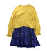 A Blue Long Sleeve Dresses from Love & Peace & Money in size 7Y for girl. (Front View)