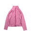 A Pink Zippered Sweatshirts from XAMAS in size 10Y for girl. (Front View)