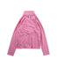 A Pink Zippered Sweatshirts from XAMAS in size 10Y for girl. (Back View)
