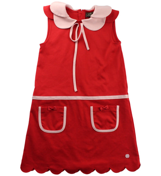 A Red Sleeveless Dresses from As Little As in size 7Y for girl. (Front View)