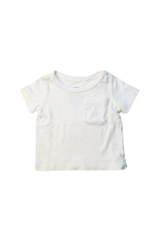 A White Short Sleeve T Shirts from Nordstrom in size 0-3M for neutral. (Front View)