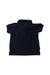 A Black Short Sleeve Polos from Mayoral in size 3-6M for boy. (Back View)