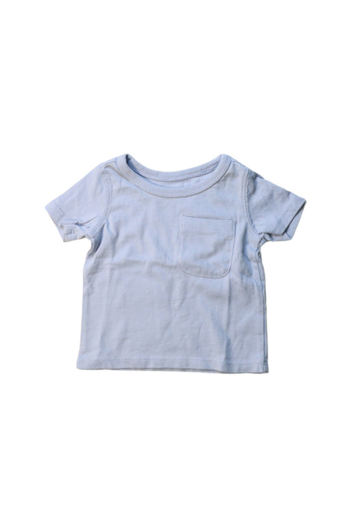 A Blue Short Sleeve T Shirts from Nordstrom in size 0-3M for neutral. (Front View)