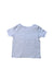 A Blue Short Sleeve T Shirts from Nordstrom in size 0-3M for neutral. (Back View)
