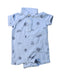 A Blue Short Sleeve Rompers from Ralph Lauren in size 3-6M for boy. (Front View)