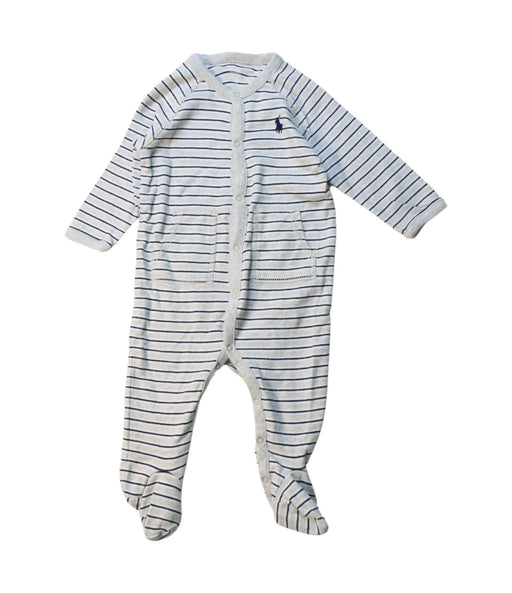 A Grey Onesies from Ralph Lauren in size 3-6M for boy. (Front View)