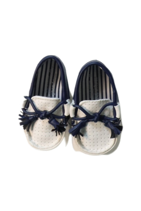 A Blue Loafers & Moccasins from Mayoral in size 3-6M for girl. (Back View)