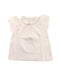 A White Short Sleeve Polos from Bout'Chou in size 6-12M for girl. (Front View)