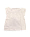 A White Short Sleeve Polos from Bout'Chou in size 6-12M for girl. (Back View)