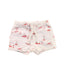 A White Shorts from Bout'Chou in size 6-12M for girl. (Front View)