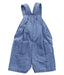 A Blue Overall Shorts from Bout'Chou in size 3-6M for girl. (Back View)