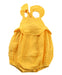 A Yellow Sleeveless Rompers from Seed in size 6-12M for girl. (Front View)