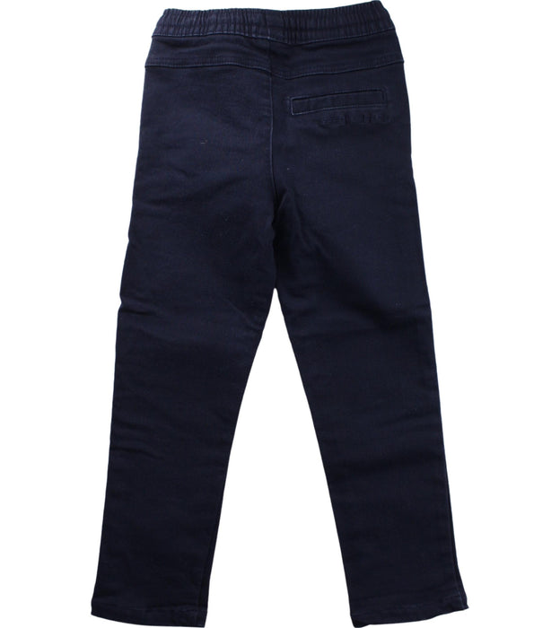 A Blue Casual Pants from Seed in size 5T for boy. (Back View)