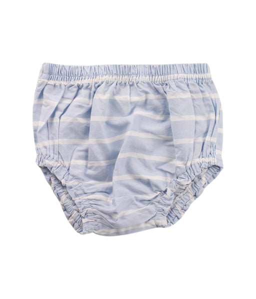 A Blue Bloomers from Pottery Barn in size 3-6M for boy. (Front View)