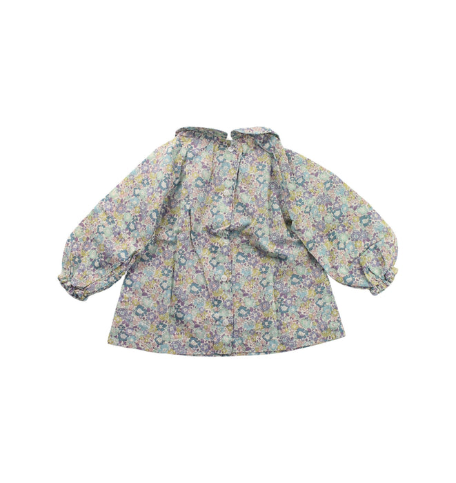 A Multicolour Long Sleeve Tops from Cyrillus in size 6-12M for girl. (Back View)