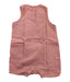 A Pink Sleeveless Rompers from Apple Park in size 6-12M for girl. (Back View)