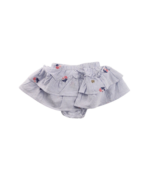 A Grey Skorts from Lili Gaufrette in size 6-12M for girl. (Front View)