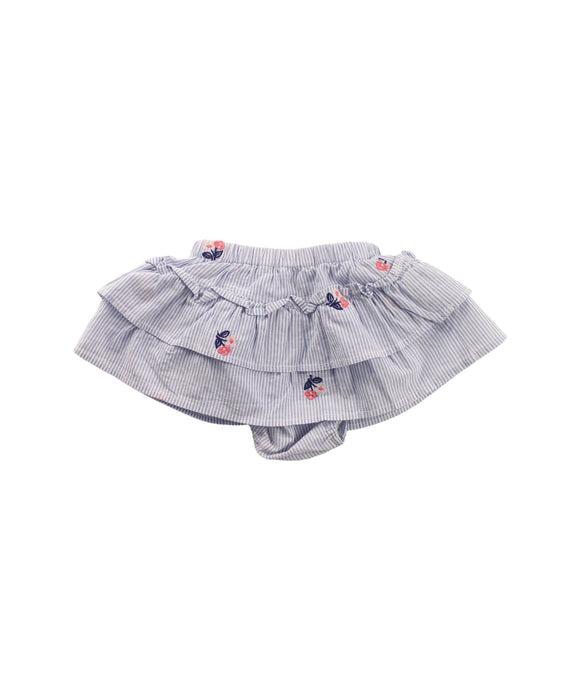 A Grey Skorts from Lili Gaufrette in size 6-12M for girl. (Back View)