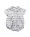 A Grey Short Sleeve Rompers from Luli & Me in size 6-12M for girl. (Front View)