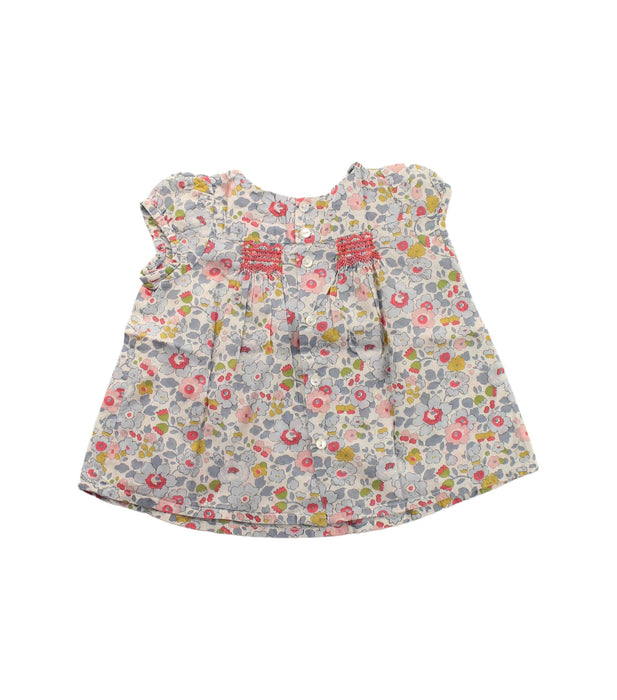 A Multicolour Short Sleeve Tops from Bonpoint in size 6-12M for girl. (Back View)
