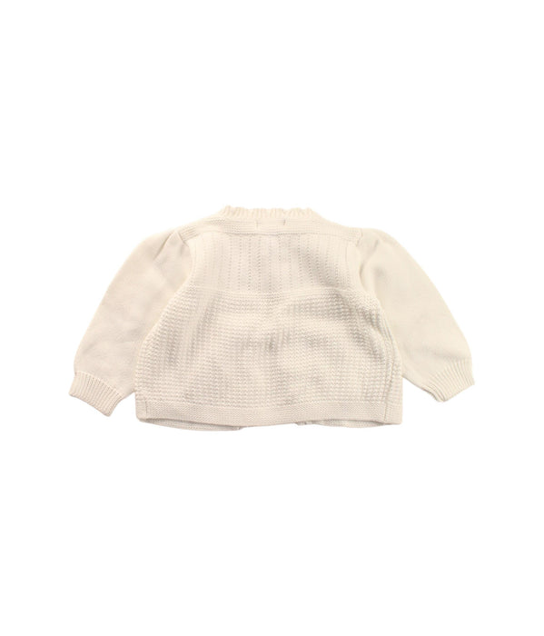 A White Cardigans from Ralph Lauren in size 6-12M for girl. (Back View)